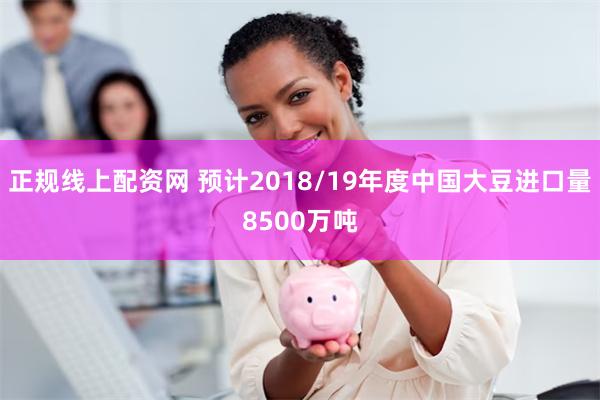 正规线上配资网 预计2018/19年度中国大豆进口量8500万吨