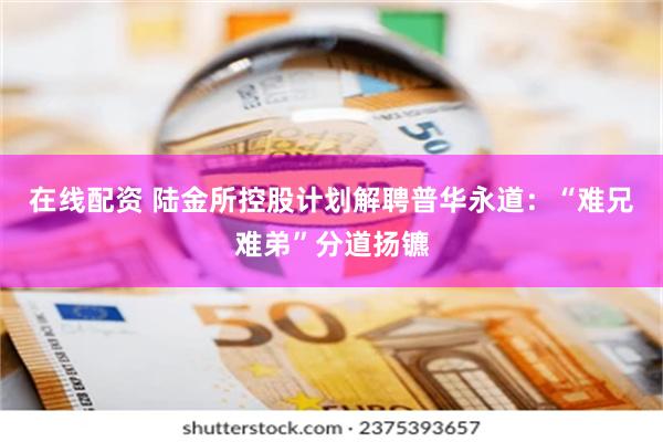 在线配资 陆金所控股计划解聘普华永道：“难兄难弟”分道扬镳